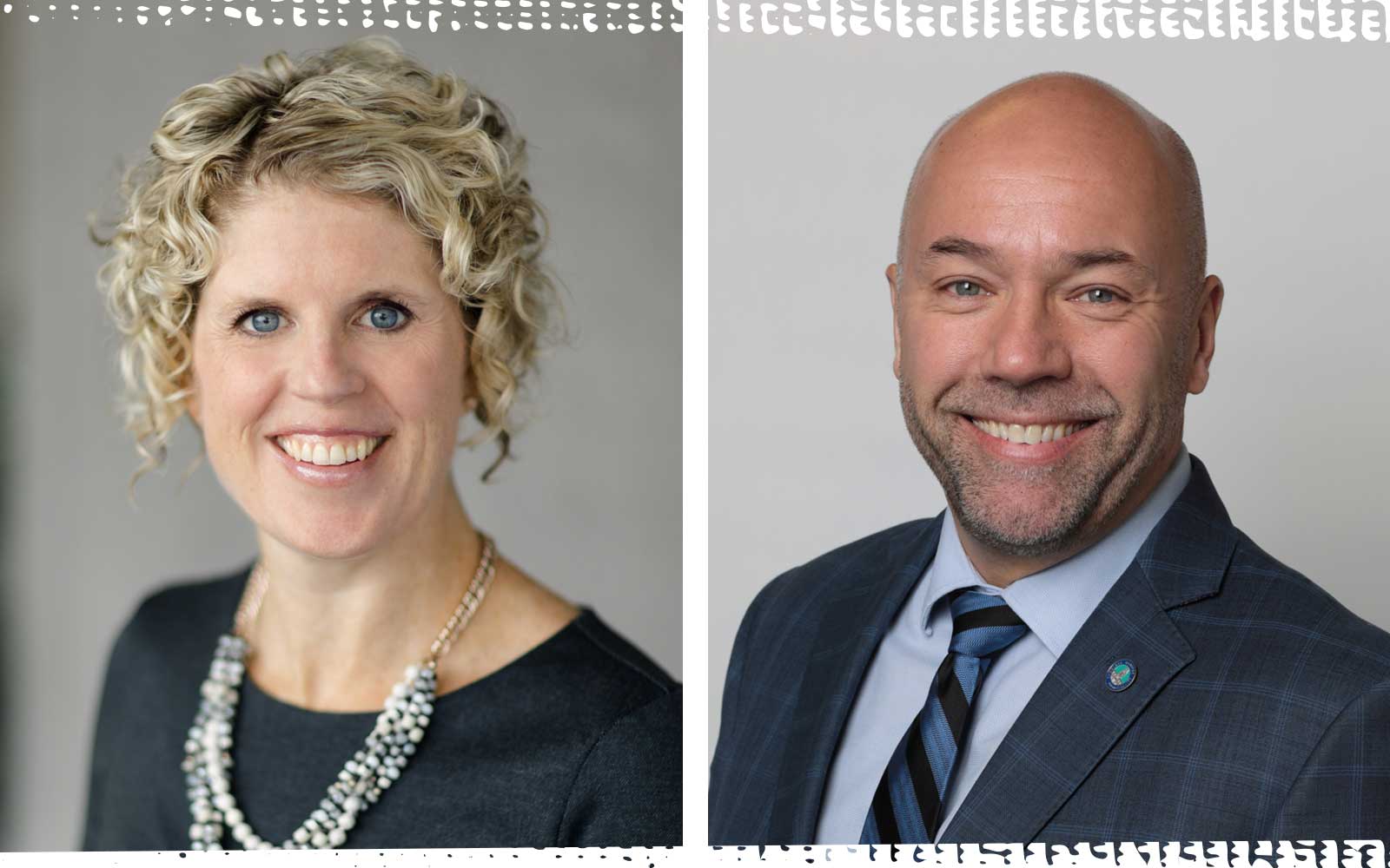 Suzanne Fougere, President and CEO of Scotiabank Centre along with Andy Fillmore, Mayor, Halifax Regional Municipality