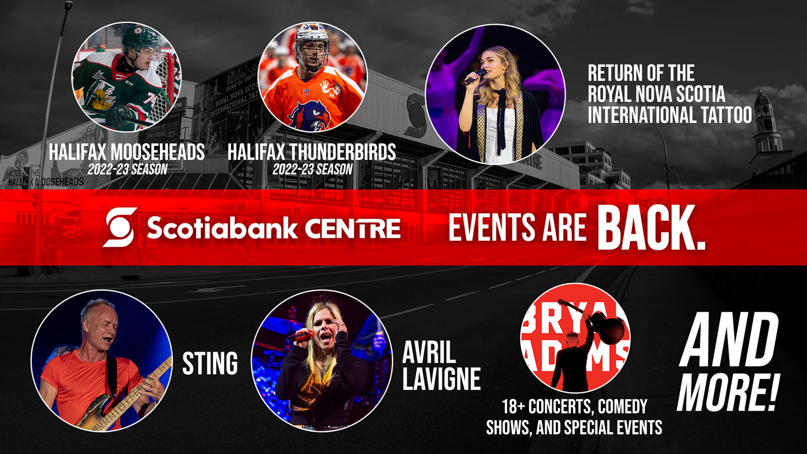 Upcoming at Scotiabank Centre