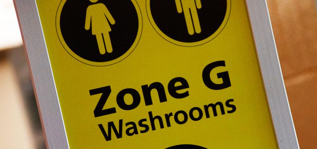 Washroom Zone Signage
