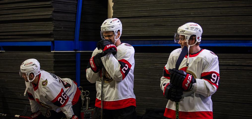 Ottawa Senators before game