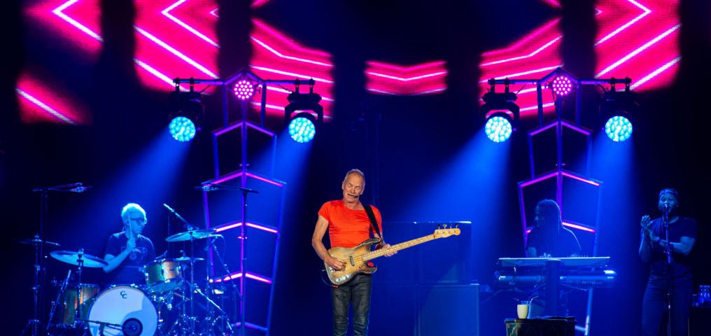 Sting performs