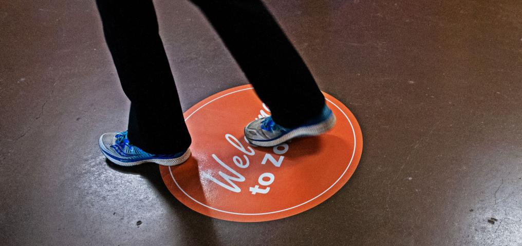 Floor Zone Signage