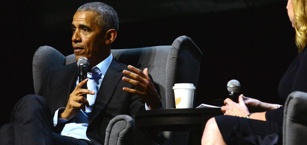 President Barack Obama at Scotiabank Centre. Photo: Nova Scotia Co-Operative Council 